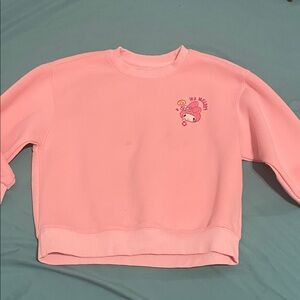 Cute Pink Cartoon Sweatshirt